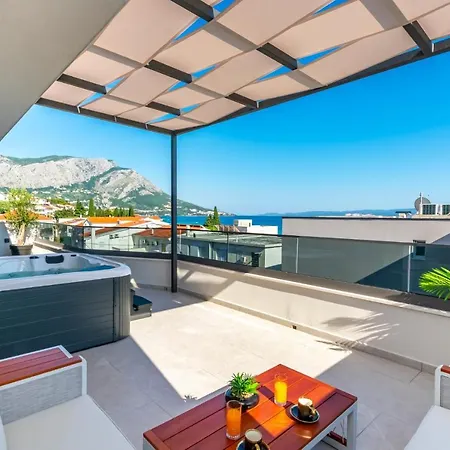 Luxury Penthouse White Angel Lägenhet